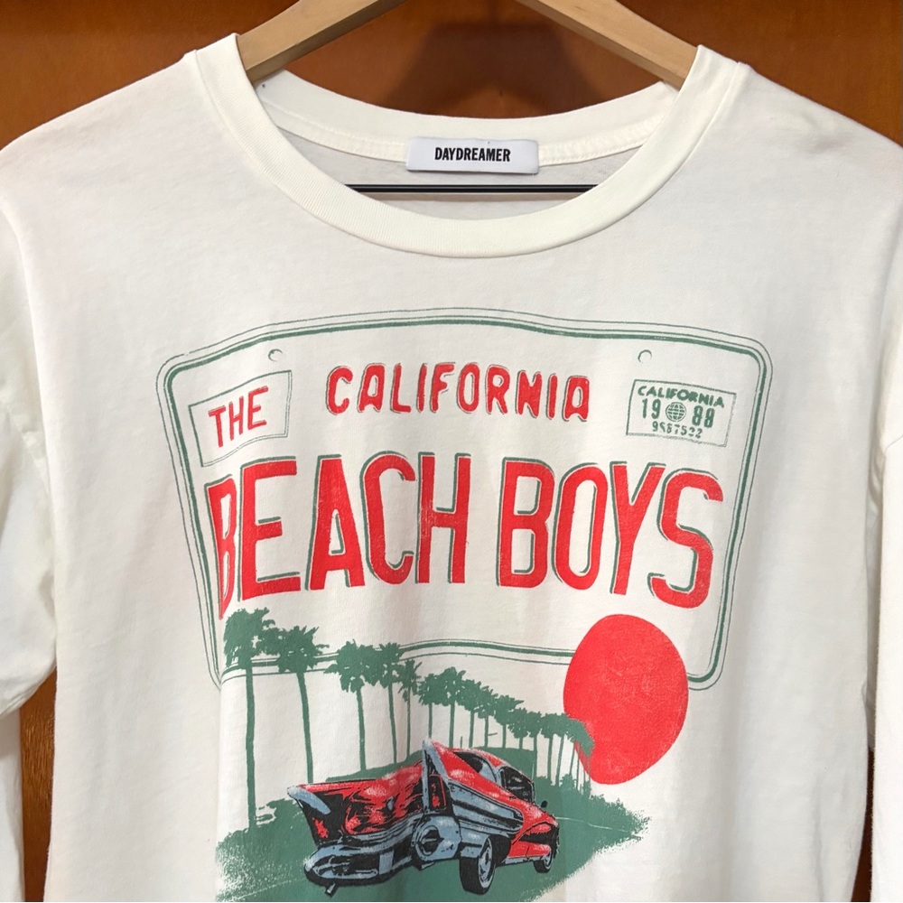 Daydreamer Beach Boys Long Sleeve Crop T-Shirt - Picture 3 of 9